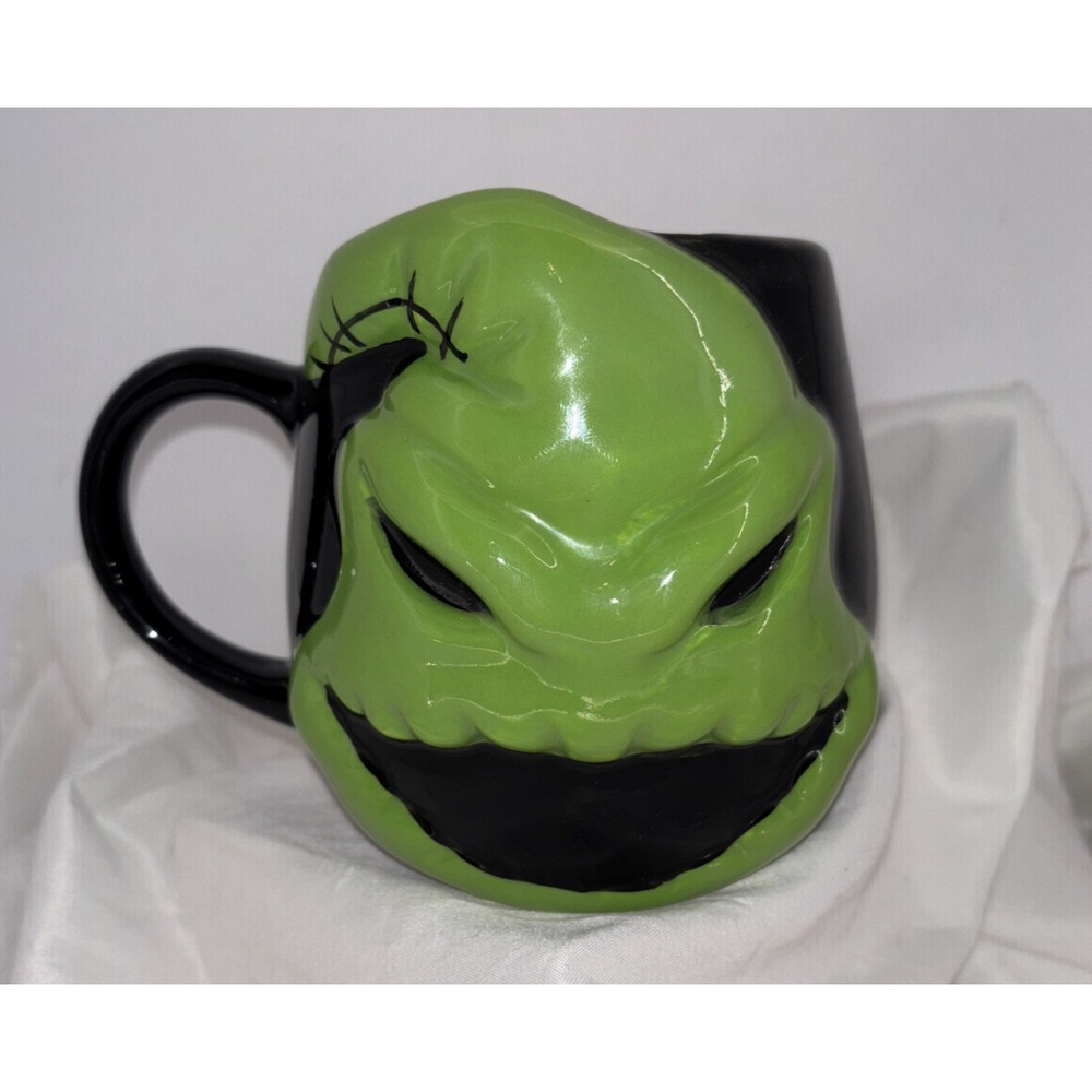 Disney Tim Burton Oogie Boogie Zrike Brands Hand Painted 20 Oz Halloween‎ Mug